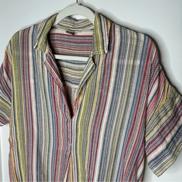 Anthropologie Multicolor Striped Blouse - Picture 5 of 7